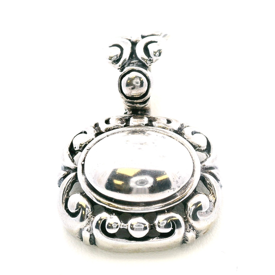 Estate Sterling Silver Stamped Mexico Pendant