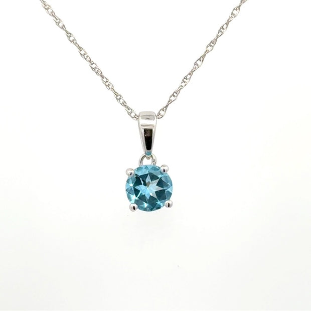 Blue Topaz Necklace