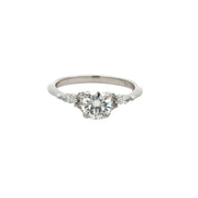 14 Karat Diamond Semi- Mount Ring