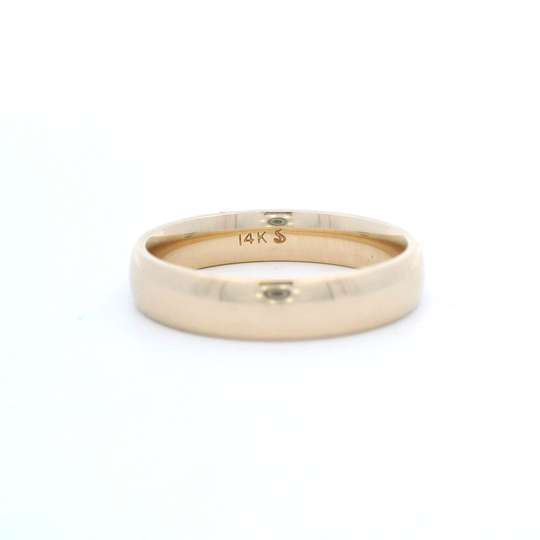 3.75mm Wide Plain Wedding Band
