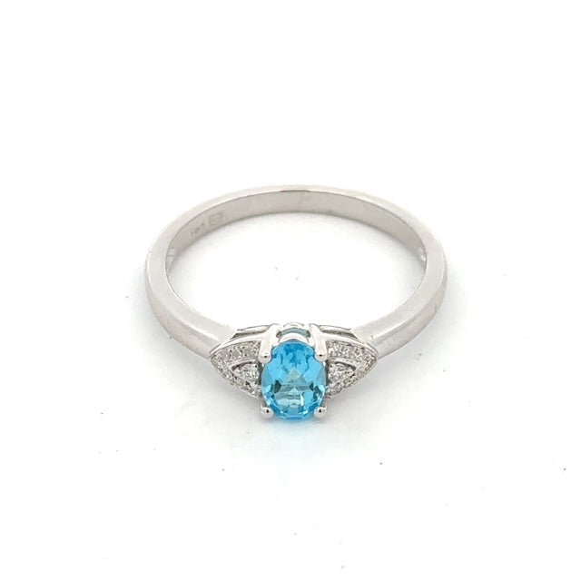 Blue Topaz Ring