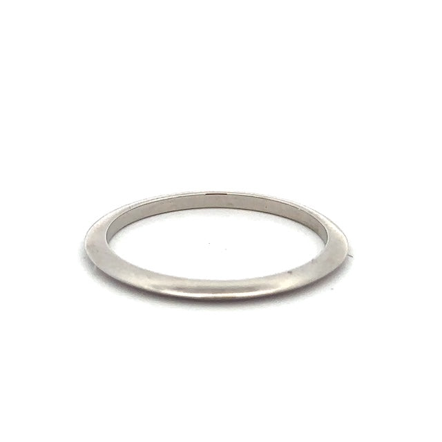 Estate Platinum Wedding Band