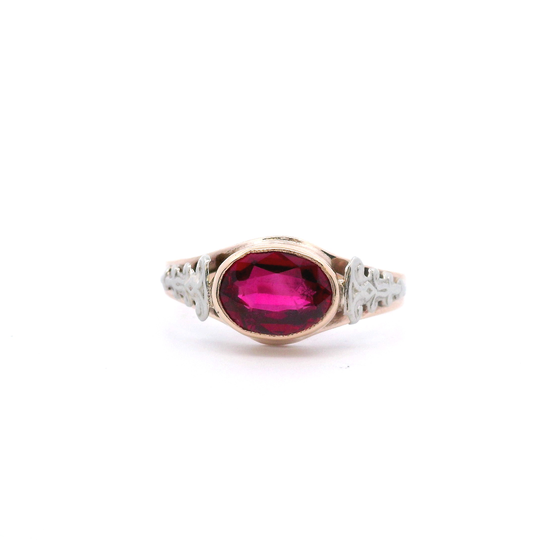 Synthetic Ruby Ring