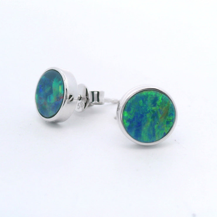 Opal Stud Earrings