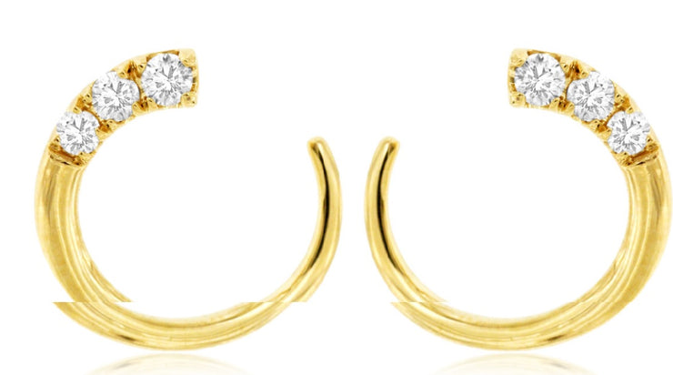 14 Karat Yellow Gold Earrings