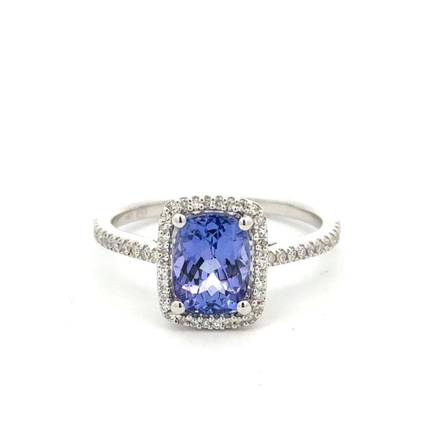 Tanzanite & Diamond Ring