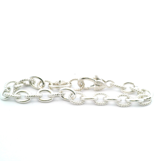Estate Judith Ripka Key & Lock Bracelet