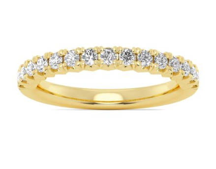 Split Prong 0.50ctw Wedding Band