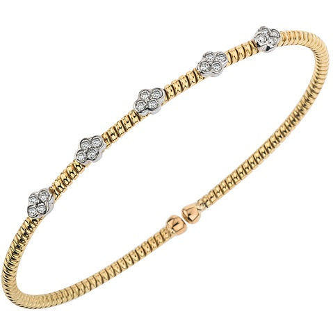 18 Karat Two Tone Bracelet