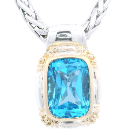 Blue Topaz Necklace Lorenzo by Colore