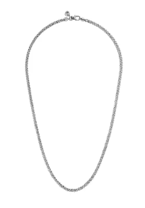 22 Inch 925 Sterling Silver Solid Mens Wheat Chain Necklace